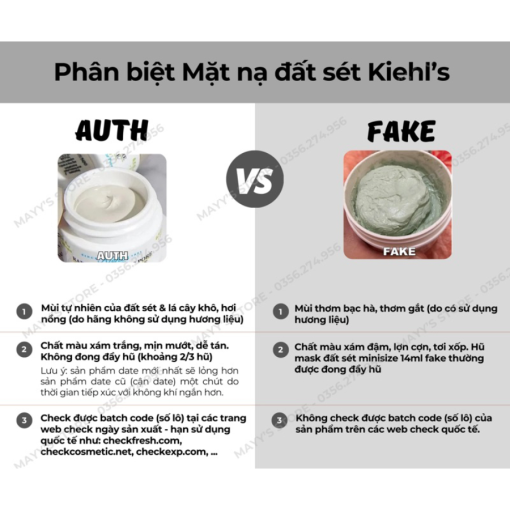 mặt nạ đất sét kiehl's